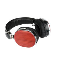 Wireless wooden headphone bluetooth earphone