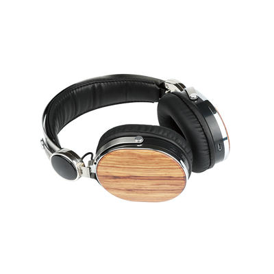 Wireless Bluetooth headset wooden headphone ( walnut wood )